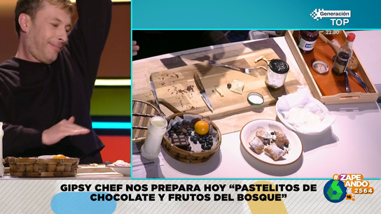 Pastelitos de chocolate y frutos del bosque: la receta de Gipsy Chef para preparar una dulce merienda